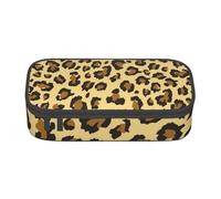 CMJSGG Modello di struttura del leopardo, Astuccio per matite, Astuccio per matite Astuccio per penne a matita di grande capacità Borsa per cosmetici