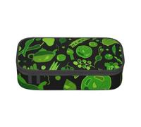 CMJSGG Modello di verdure verdi, Astuccio per matite, Astuccio per matite Astuccio per penne a matita di grande capacità Borsa per cosmetici