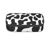 CMJSGG Modello Senza Cuciture Con Mucca Maculata, Astuccio per matite, Astuccio per matite Astuccio per penne a matita di grande capacità Borsa per cosmetici