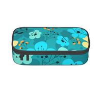 CMJSGG Modello senza cuciture dei fiori della primavera, Astuccio per matite, Astuccio per matite Astuccio per penne a matita di grande capacità Borsa per cosmetici