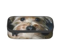 CMJSGG Morkie cucciolo di cane, Astuccio per matite, Astuccio per matite Astuccio per penne a matita di grande capacità Borsa per cosmetici