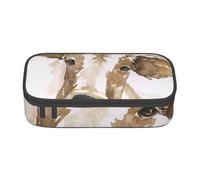 CMJSGG Mucca carina dell'acquerello, Astuccio per matite, Astuccio per matite Astuccio per penne a matita di grande capacità Borsa per cosmetici