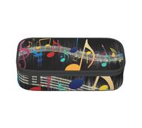 CMJSGG Note musicali, Astuccio per matite, Astuccio per matite Astuccio per penne a matita di grande capacità Borsa per cosmetici