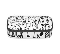CMJSGG Note musicali con chiave, Astuccio per matite, Astuccio per matite Astuccio per penne a matita di grande capacità Borsa per cosmetici