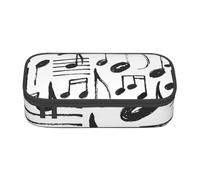 CMJSGG Note musicali di schizzo a mano, Astuccio per matite, Astuccio per matite Astuccio per penne a matita di grande capacità Borsa per cosmetici