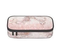 CMJSGG Ombre di marmo bianco glitter oro rosa finto rosa, Astuccio per matite, Astuccio per matite Astuccio per penne a matita di grande capacità Borsa per cosmetici
