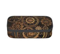 CMJSGG Orologio ad ingranaggi in bronzo del secolo, Astuccio per matite, Astuccio per matite Astuccio per penne a matita di grande capacità Borsa per cosmetici