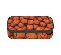 CMJSGG Palla da basket arancione, Astuccio per matite, Astuccio per matite Astuccio per penne a matita di grande capacità Borsa per cosmetici
