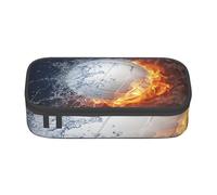 CMJSGG Pallavolo su Ghiaccio e Fuoco, Astuccio per matite, Astuccio per matite Astuccio per penne a matita di grande capacità Borsa per cosmetici