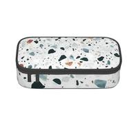 CMJSGG Pastello Marmo Terrazzo, Astuccio per matite, Astuccio per matite Astuccio per penne a matita di grande capacità Borsa per cosmetici