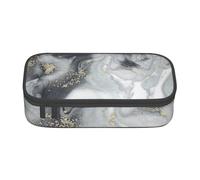 CMJSGG Pastello Splash astratto in marmo grigio, Astuccio per matite, Astuccio per matite Astuccio per penne a matita di grande capacità Borsa per cosmetici
