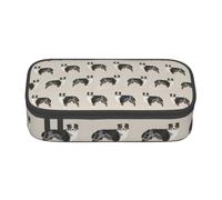 CMJSGG Pastori australiani carini, Astuccio per matite, Astuccio per matite Astuccio per penne a matita di grande capacità Borsa per cosmetici