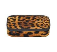 CMJSGG Pelle di leopardo animale, Astuccio per matite, Astuccio per matite Astuccio per penne a matita di grande capacità Borsa per cosmetici