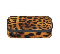 CMJSGG Pelle di leopardo animale, Astuccio per matite, Astuccio per matite Astuccio per penne a matita di grande capacità Borsa per cosmetici