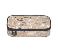CMJSGG Pietra naturale del terrazzo, Astuccio per matite, Astuccio per matite Astuccio per penne a matita di grande capacità Borsa per cosmetici