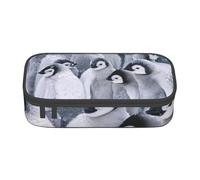 CMJSGG Pinguino Nella Neve, Astuccio per matite, Astuccio per matite Astuccio per penne a matita di grande capacità Borsa per cosmetici