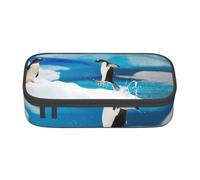 CMJSGG Pinguino stampato, Astuccio per matite, Astuccio per matite Astuccio per penne a matita di grande capacità Borsa per cosmetici
