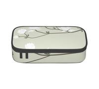 CMJSGG Primavera di fiori bianchi, Astuccio per matite, Astuccio per matite Astuccio per penne a matita di grande capacità Borsa per cosmetici