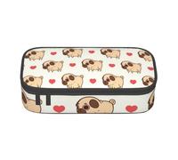 CMJSGG Pugliese Pug, Astuccio per matite, Astuccio per matite Astuccio per penne a matita di grande capacità Borsa per cosmetici