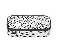 CMJSGG Punti spot dalmata con stampa animalier in bianco e nero, Astuccio per matite, Astuccio per matite Astuccio per penne a matita di grande capacità Borsa per cosmetici