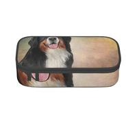CMJSGG Ritratto divertente del cane della razza del bovaro bernese, Astuccio per matite, Astuccio per matite Astuccio per penne a matita di grande capacità Borsa per cosmetici