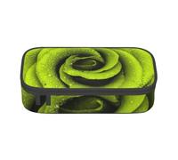 CMJSGG Rosa verde stampata, Astuccio per matite, Astuccio per matite Astuccio per penne a matita di grande capacità Borsa per cosmetici