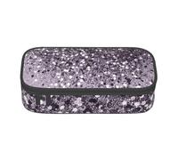 CMJSGG Scintillante lavanda Lady Glitter Shiny Decor Art, Astuccio per matite, Astuccio per matite Astuccio per penne a matita di grande capacità Borsa per cosmetici