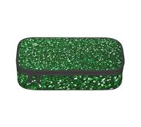 CMJSGG Scintillio di paillettes verdi, Astuccio per matite, Astuccio per matite Astuccio per penne a matita di grande capacità Borsa per cosmetici