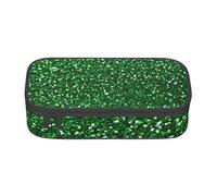 CMJSGG Scintillio di paillettes verdi, Astuccio per matite, Astuccio per matite Astuccio per penne a matita di grande capacità Borsa per cosmetici