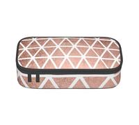 CMJSGG Sfondi modello oro rosa, Astuccio per matite, Astuccio per matite Astuccio per penne a matita di grande capacità Borsa per cosmetici