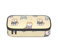 CMJSGG Shiba Inu giapponese, Astuccio per matite, Astuccio per matite Astuccio per penne a matita di grande capacità Borsa per cosmetici