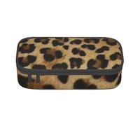 CMJSGG Simpatico leopardo stampato, Astuccio per matite, Astuccio per matite Astuccio per penne a matita di grande capacità Borsa per cosmetici