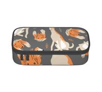 CMJSGG Simpatico levriero afgano, Astuccio per matite, Astuccio per matite Astuccio per penne a matita di grande capacità Borsa per cosmetici