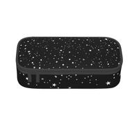 CMJSGG Spazio stelle in bianco e nero senza soluzione di continuità, Astuccio per matite, Astuccio per matite Astuccio per penne a matita di grande capacità Borsa per cosmetici