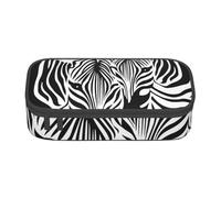 CMJSGG Stampa animale astratta della zebra, Astuccio per matite, Astuccio per matite Astuccio per penne a matita di grande capacità Borsa per cosmetici