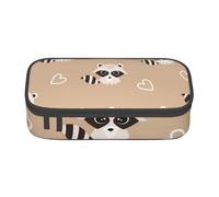 CMJSGG Stampa animale sveglia del procione, Astuccio per matite, Astuccio per matite Astuccio per penne a matita di grande capacità Borsa per cosmetici