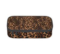 CMJSGG Stampa animalier leopardo marrone, Astuccio per matite, Astuccio per matite Astuccio per penne a matita di grande capacità Borsa per cosmetici