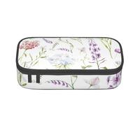 CMJSGG Stampa con motivo floreale colorato, Astuccio per matite, Astuccio per matite Astuccio per penne a matita di grande capacità Borsa per cosmetici