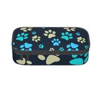 CMJSGG Stampa del piede di cane, Astuccio per matite, Astuccio per matite Astuccio per penne a matita di grande capacità Borsa per cosmetici
