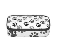 CMJSGG Stampa della zampa del cane, Astuccio per matite, Astuccio per matite Astuccio per penne a matita di grande capacità Borsa per cosmetici