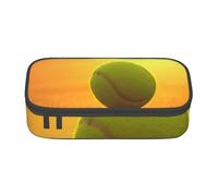 CMJSGG Stampa di pallina da tennis, Astuccio per matite, Astuccio per matite Astuccio per penne a matita di grande capacità Borsa per cosmetici
