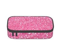 CMJSGG Stampa glitter rosa scintillante, Astuccio per matite, Astuccio per matite Astuccio per penne a matita di grande capacità Borsa per cosmetici