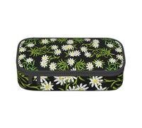 CMJSGG Stella alpina svizzera floreale, Astuccio per matite, Astuccio per matite Astuccio per penne a matita di grande capacità Borsa per cosmetici