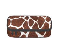 CMJSGG Struttura animale della stampa della pelle della giraffa, Astuccio per matite, Astuccio per matite Astuccio per penne a matita di grande capacità Borsa per cosmetici