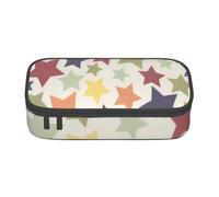 CMJSGG Superficie colorata stella, Astuccio per matite, Astuccio per matite Astuccio per penne a matita di grande capacità Borsa per cosmetici