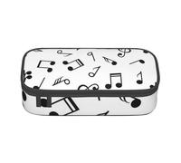 CMJSGG Tema musicale stampato, Astuccio per matite, Astuccio per matite Astuccio per penne a matita di grande capacità Borsa per cosmetici