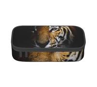 CMJSGG Testa di tigre stampata al buio, Astuccio per matite, Astuccio per matite Astuccio per penne a matita di grande capacità Borsa per cosmetici