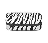 CMJSGG Texture tigre del Bengala stampata, Astuccio per matite, Astuccio per matite Astuccio per penne a matita di grande capacità Borsa per cosmetici