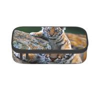 CMJSGG Tigre carina, Astuccio per matite, Astuccio per matite Astuccio per penne a matita di grande capacità Borsa per cosmetici