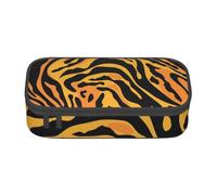 CMJSGG Tigre con stampa animalier, Astuccio per matite, Astuccio per matite Astuccio per penne a matita di grande capacità Borsa per cosmetici